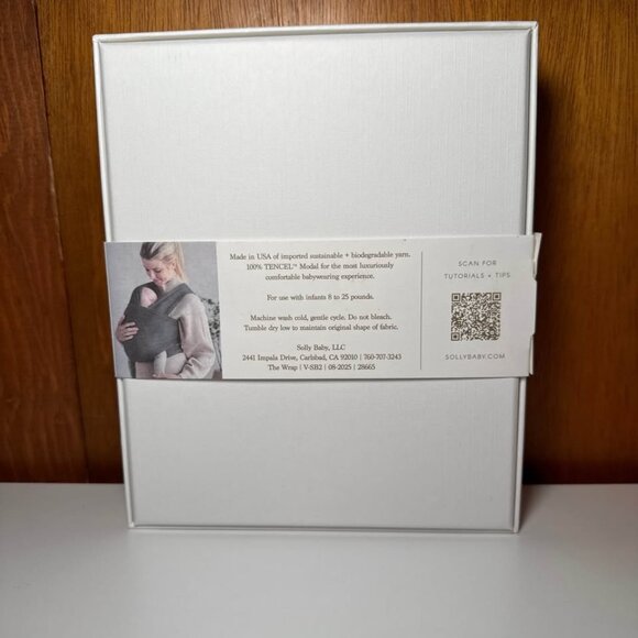 Solly Baby Creamy Gingham Wrap - DISCONTINUED PRINT - Picture 4 of 9